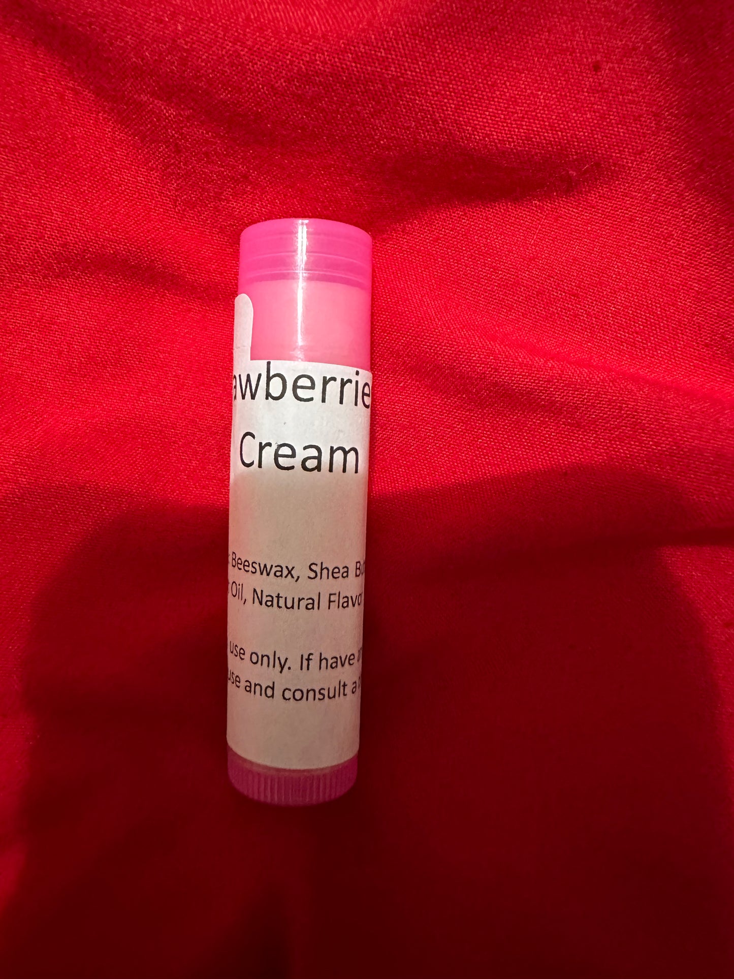 Lip Balm- Strawberries and Cream